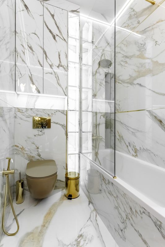 Marble Accents in Bathroom Renovation
