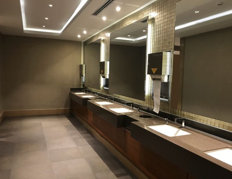 Integrated Lighting and Mirror Features